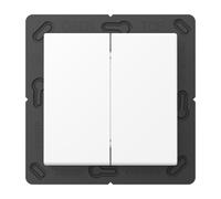Jung A500 Émetteur mural 4 canaux blanc neige mat - FOHA595WWM