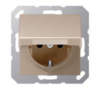 Jung A500 IP44 Prise Schuko Avec Capot Hingé (Prise européenne) - A1520NBFKLCH