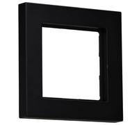 Jung A5581BFSWM Cadre Simple Noir Graphite Mat Format A550