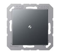 Jung a590bfaanm - Plaque centrale avec sortie câble Anthracite mat