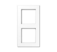 Jung AC 582 BF WW Cadre Double incassable Serie A Creation Blanc Alpin