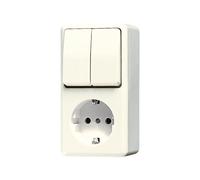 Jung Ap600 Interrupteur Prise Combiné En Saillie - 675A