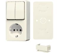 Jung AP600 White Series Combo RA avec plaque de base - B675A