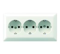 Jung AS500 Wall Outlet Box (WCD Switchgear) (Prise européenne) - AS523WW