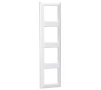 Jung AS584WW AS500 Cadre Photo 4 Faces Blanc Alpin