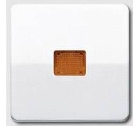 JUNG bascule de contrôle, Bouton + interrupteur, Blanc