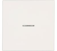 JUNG Bascule de contrôle LS990KO5WW blanc alpin, Bouton + interrupteur, Blanc