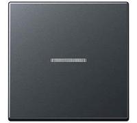 JUNG Bascule pour interrupteur/ A590BFKO5ANM Bouton-poussoir KO série A anthracite mat, Bouton + interrupteur, Gris