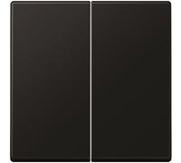 JUNG Bascule pour interrupteur de série A595SWM noir graphite mat, Bouton + interrupteur, Noir