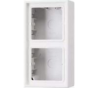 Jung bouchon à poser LS582AW EAN 4011377048690 2 positions, avec cadre, therm...