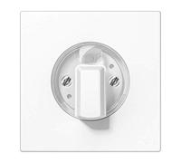 JUNG Cache pour commutateur rotatif LS1941WW blanc, Bouton + interrupteur, Blanc