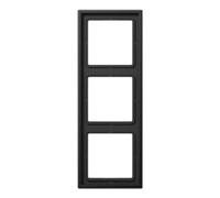 Jung Cadre 3 Prises série LS Dark, 1 pièce, Al 2983 d