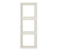 Jung Cadre de Finition Triple Blanc Gris Lumière 3fach LS 990 Duroplast 81 x 223 mm