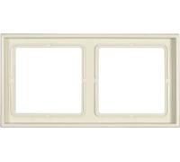 JUNG Cadre double LS 990 crème-blanc LS982W (LS982W)