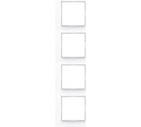 Jung Cadre quadruple A création blanc alpin AC584WW (AC584WW)