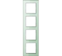Jung Cadre quadruple A création blanc mat AC584GLWMT (AC584GLWMT)