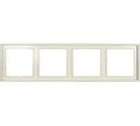 Jung Cadre quadruple LS 990 crème-blanc LS984W (LS984W)