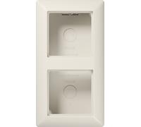 JUNG Capuchon AP avec cadre double AS582AW AS 500 blanc AS582AW (AS582AW)
