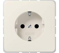 JUNG CD15 20NBF Prise de courant à contact de 16 A 250 V, crème, Bouton + interrupteur, Blanc