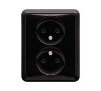 Jung CD500 Wall Outlet Box (WCD Switchgear) (Prise européenne) - CD5010SW