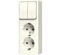 Jung Combination Série AP600 Prise 2 voies avec protection - 625A