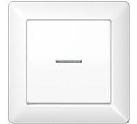 JUNG Couverture, Bouton + interrupteur, Blanc