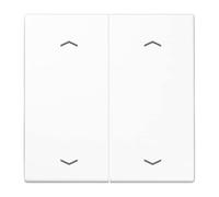 Jung ENOLS995MPWW Eno Émetteur Mural sans Fil 4 canaux avec Symbole flèche