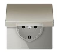 Jung ES1521KL Prise SCHUKO avec couvercle rabattable
