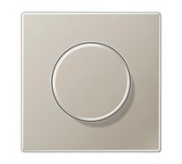 Jung ES1940 - Plaque centrale gradateur bouton rotatif acier