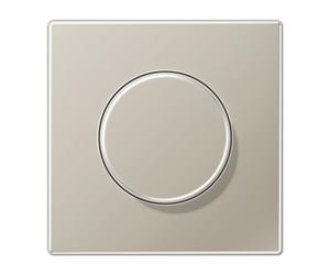 Jung ES1940 - Plaque centrale gradateur bouton rotatif acier