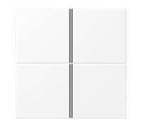 Jung F40 LS 4 Bouton Panneau De Contrôle KNX Mat Blanc - LS404TSAWWM