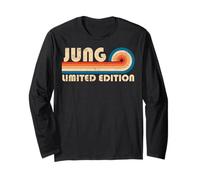 JUNG First Name Funny Retro Vintage Birthday Manche Longue