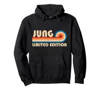 JUNG First Name Funny Retro Vintage Birthday Sweat à Capuche