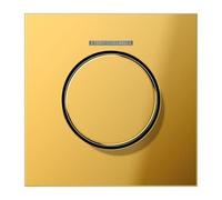 Jung GO1940KO5 Abdeckung mit Lichtleiter für KNX Drehsensor, Goldfarben