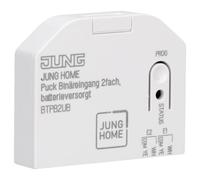 JUNG HOME BTPB2UB Puck Entrée binaire double batterie Bluetooth Mesh - Module d'entrée binaire encastré