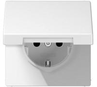 Jung Insert Prise avec cache rabattable blanc LS1520KIKLWW 1 pc(s)