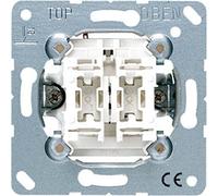 JUNG interrupteur à bascule, Bouton + interrupteur, Blanc
