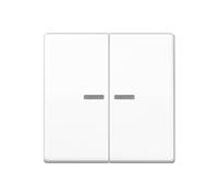 Jung simple Insert Bouton-poussoir blanc-alpin AS591-5KO5WW