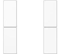 JUNG Jeu de touches complet 2x LS502TSAWW blanc, Bouton + interrupteur, Blanc