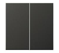 JUNG LS-design bascule série AL2995AN aluminium, Bouton + interrupteur, Gris