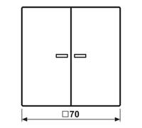 Jung Jung Bascule pour bouton-poussoir KO LS102KO5WW Quantité:1