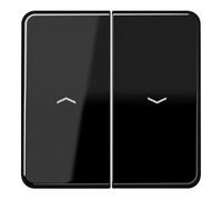 Jung Jung Bascule symboles noir et blanc pour bouton-poussoir CD 595 P Quantité:1