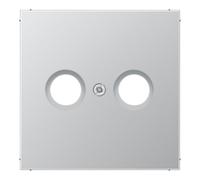 Jung Jung Cache en aluminium pour prise antenne AL 2990 TV Quantité:1