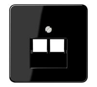 Jung Jung Cache noir pour prise IAE/UAE CD 569-2 UA Quantité:1