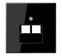 Jung Jung Cache noir pour prise IAE/UAE LS 969-2 UA Quantité:1