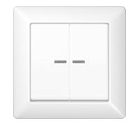 Jung Jung Cache optique aws pour bouton-poussoir AS 590-5 KO5 WW Quantité:1