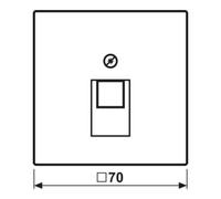 Jung Jung Cache pour raccord IAE/UAE d LS969-1UAWWM Quantité:1