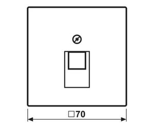 Jung Jung Cache pour raccord IAE/UAE d LS969-1UAWWM Quantité:1