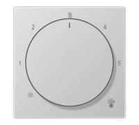 Jung Jung Cache thermostat A1749BFAL Aluminium Quantité:1