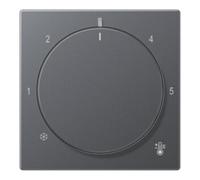 Jung Jung Cache thermostat A1749BFANM anthracite mat plastique Quantité:1